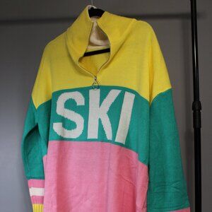 SKI Multi-Colored Quarterzip